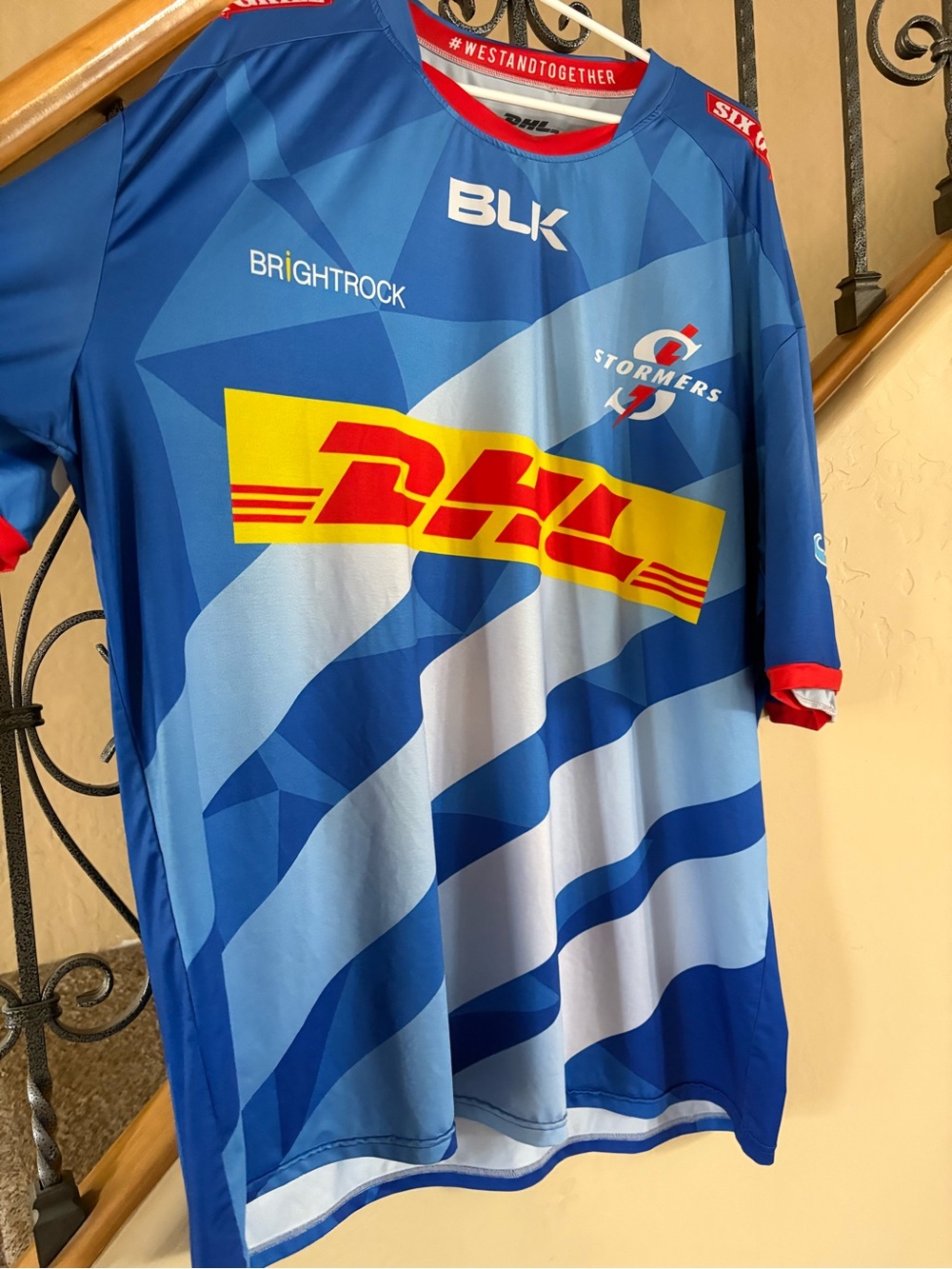 BLK Stormers DHL Blue Rugby Jersey